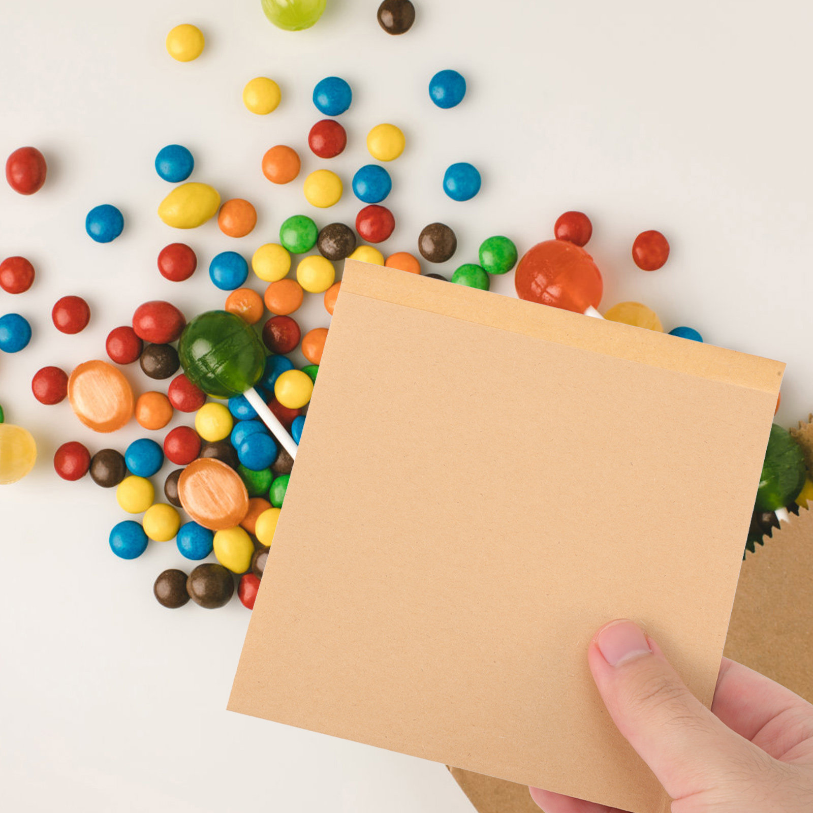 Food Snacks Candy - 200Pcs Eco Friendly Food Grade Kraft