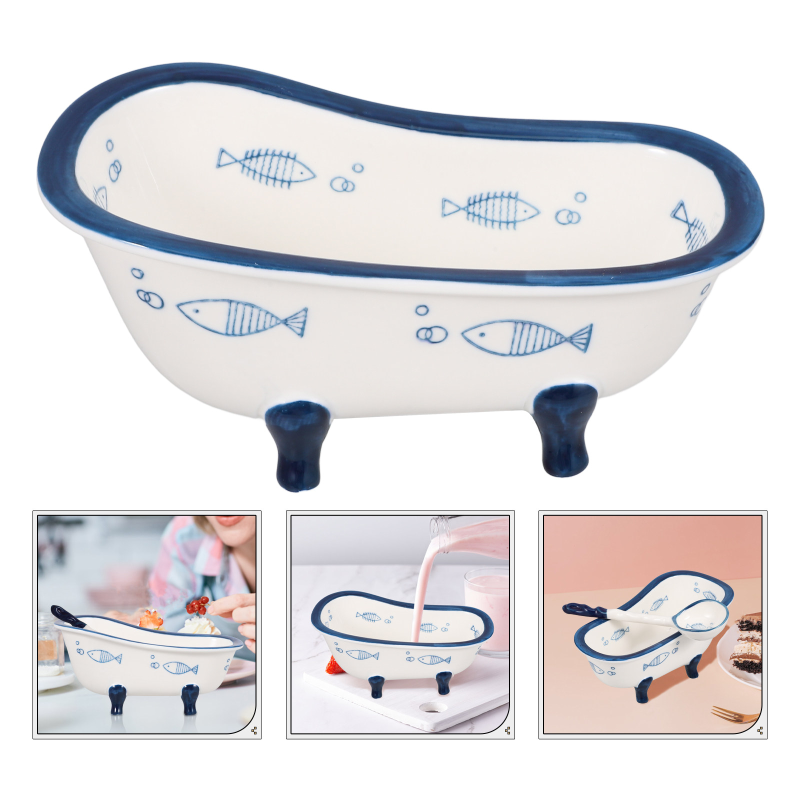 Food Snacks Candy - 1Set Bathtub Style Snack Bowl Candy