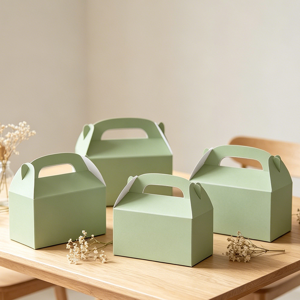 Matcha Cookie Box - 5/10/20pcs Matcha Green Paper Treat Boxes