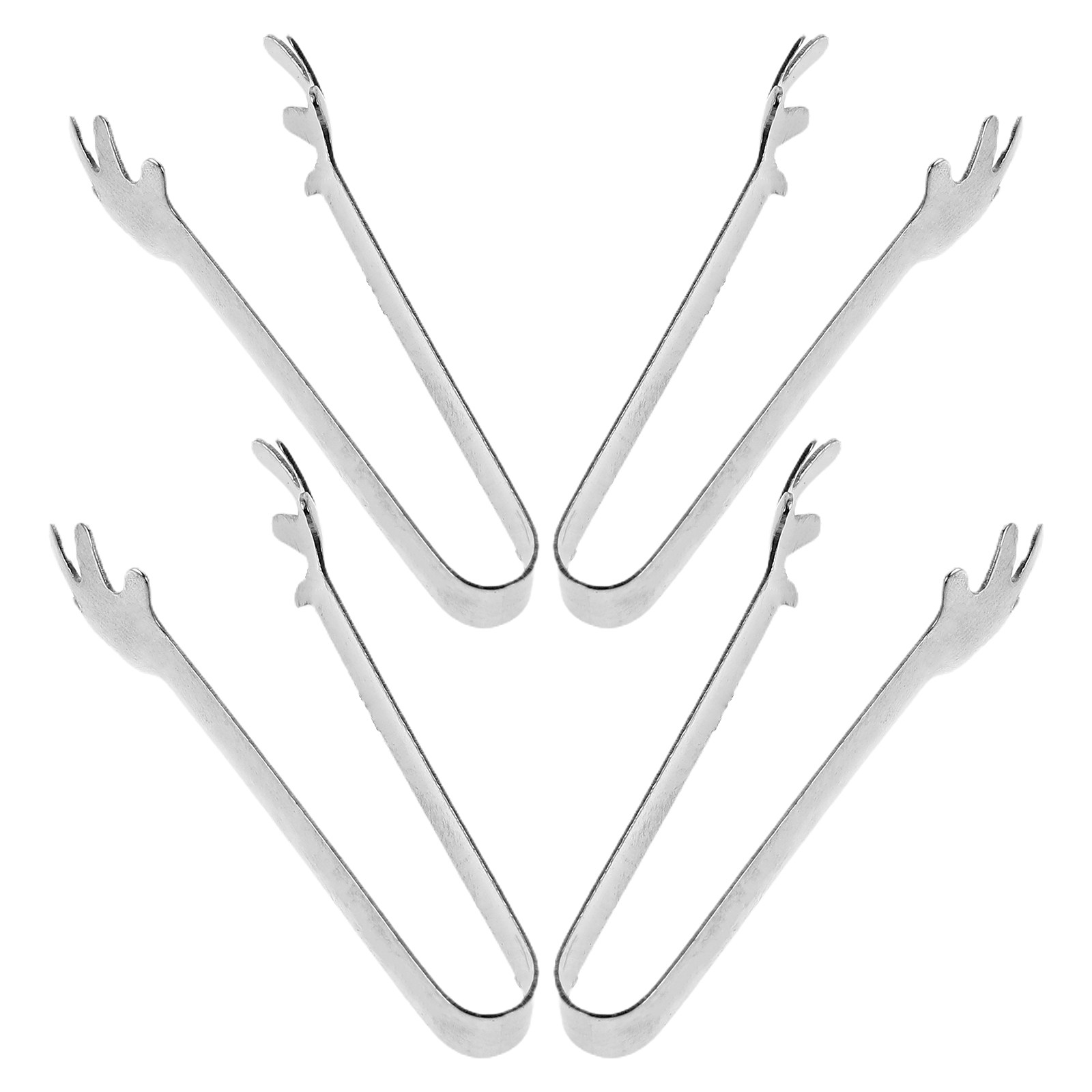 Food Snacks Game - 4Pcs Mini Bread Tongs Cute Tiny