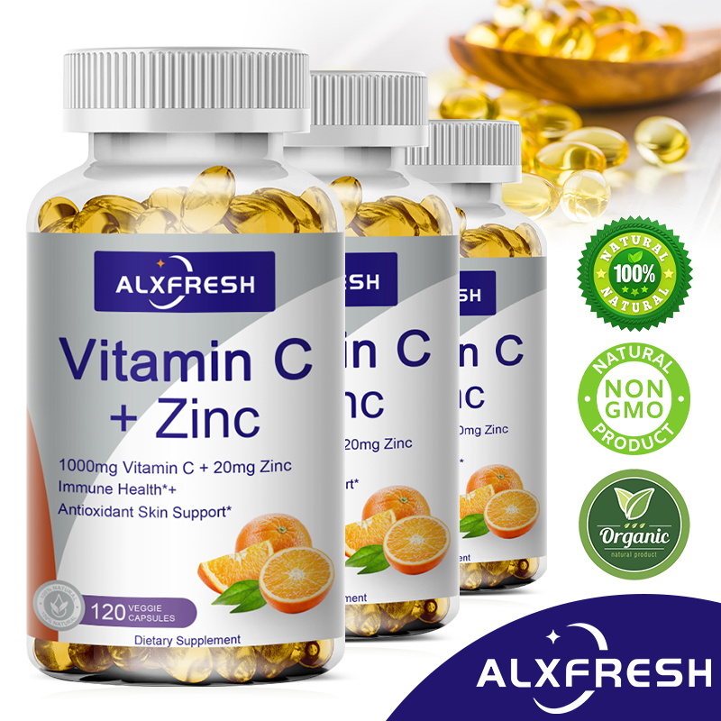 Food Zinc - Alxfresh Vitamin C with Zinc for