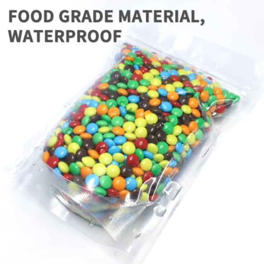 100 PCS Resealable Bags, 3.9x5 - مراجعة Food Snacks Candy وسعره