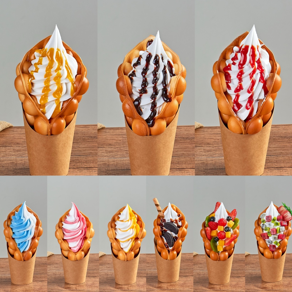Simulation Egg Waffle Model Di - مراجعة Food Snacks To Eat وسعره