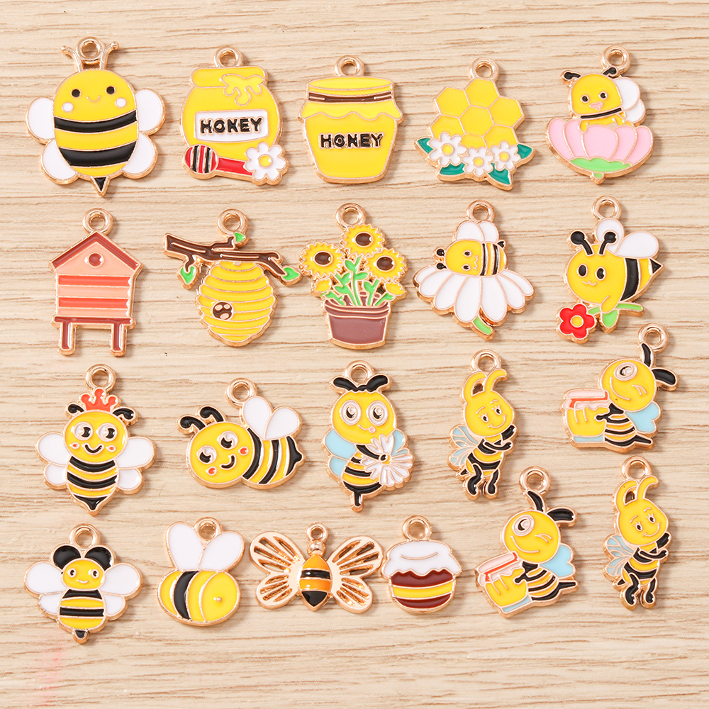 Tusember 20pcs Enamel Cartoon  - مراجعة Food Zinc وسعره
