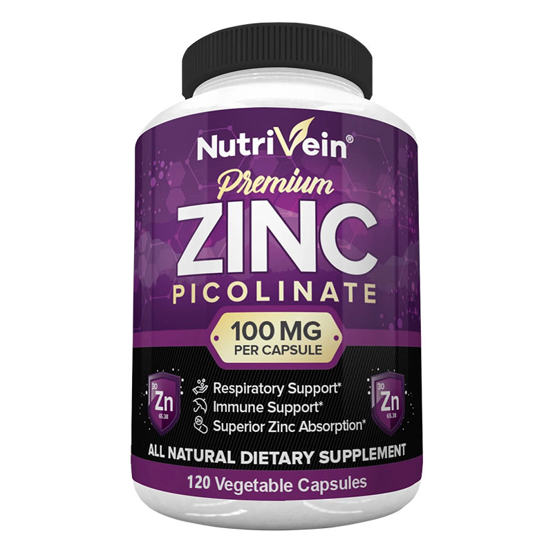 Premium Zinc Picolinate 100mg  - مراجعة Food Zinc وسعره