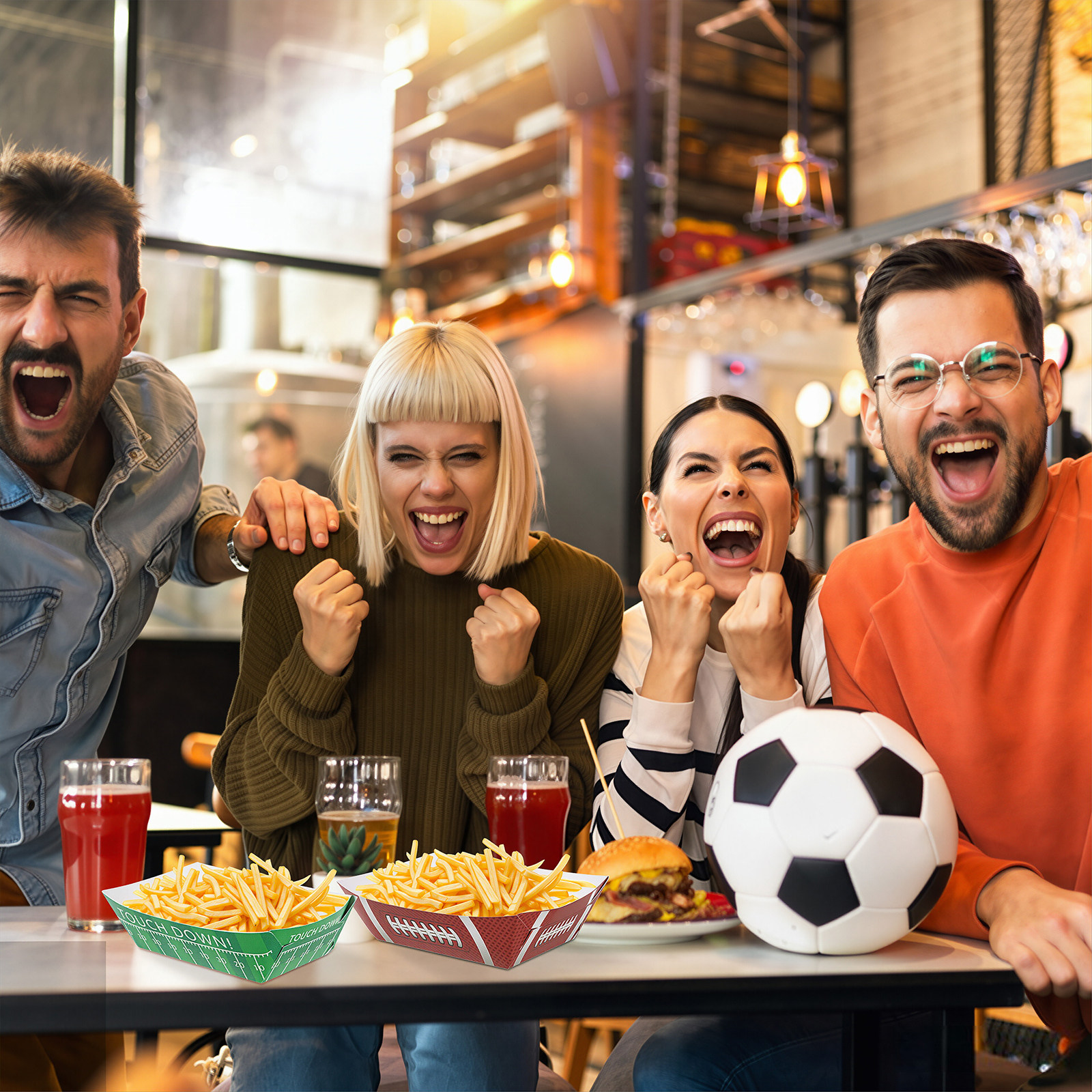 20Pcs Football Party Serving B - مراجعة Food Snacks Game وسعره