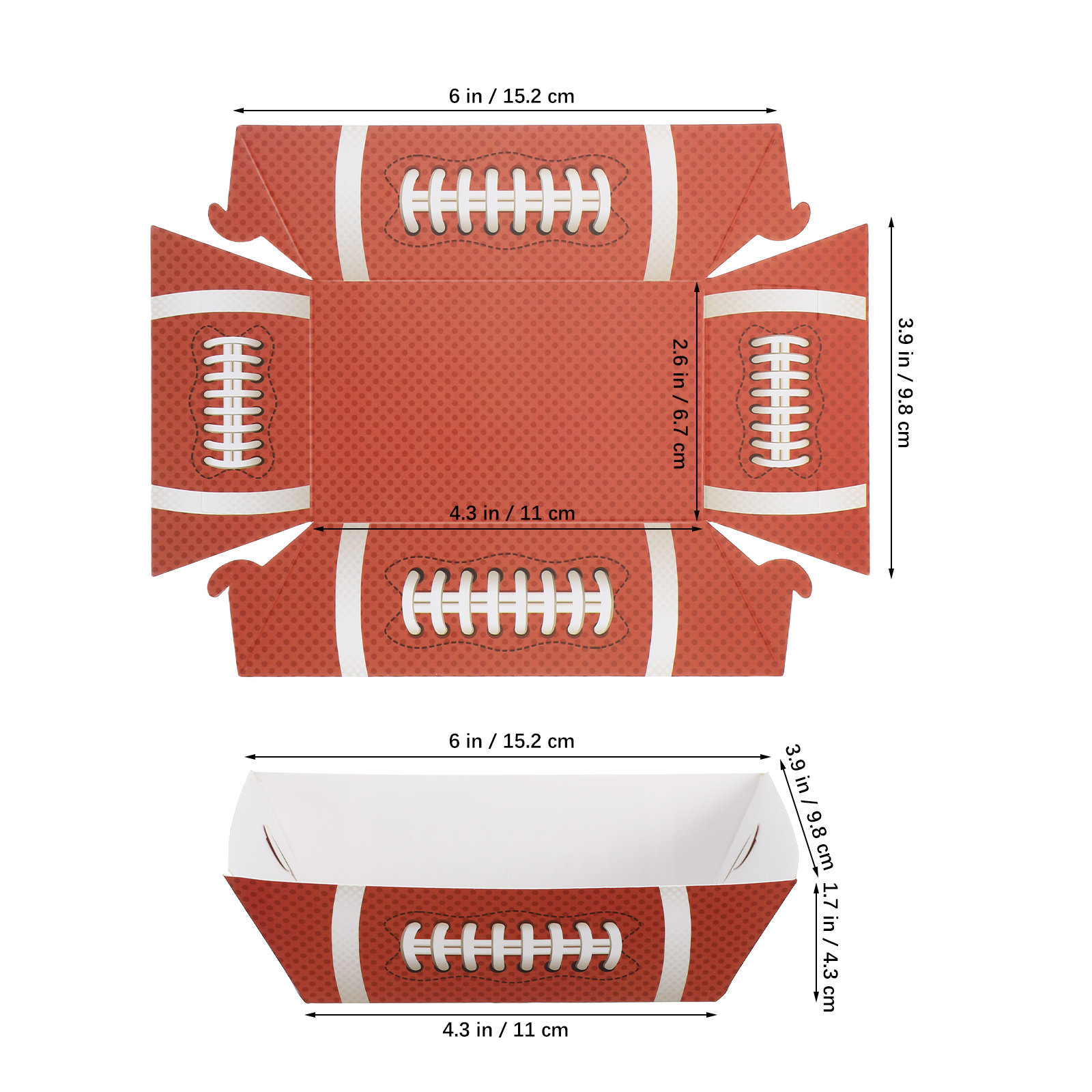 20Pcs Football Party Serving B - مراجعة Food Snacks Game وسعره