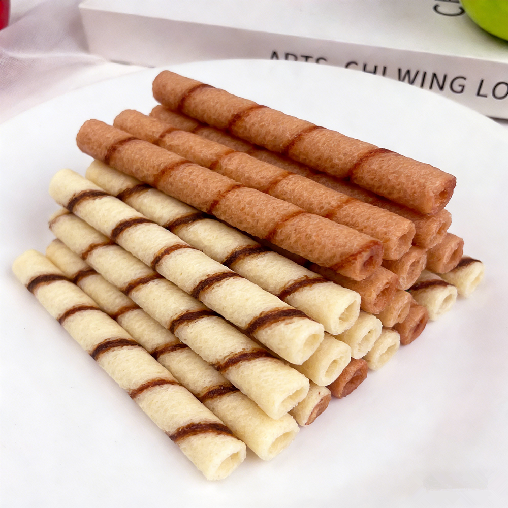 3Pcs Handmade Fake Wafer Rolls - مراجعة Food Snacks To Eat وسعره