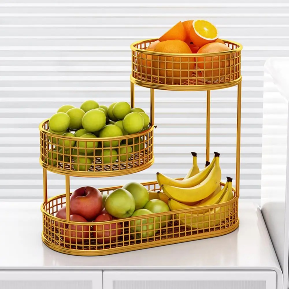 Three-layer Fruit Basket  Livi - مراجعة Food Snacks Drinks وسعره