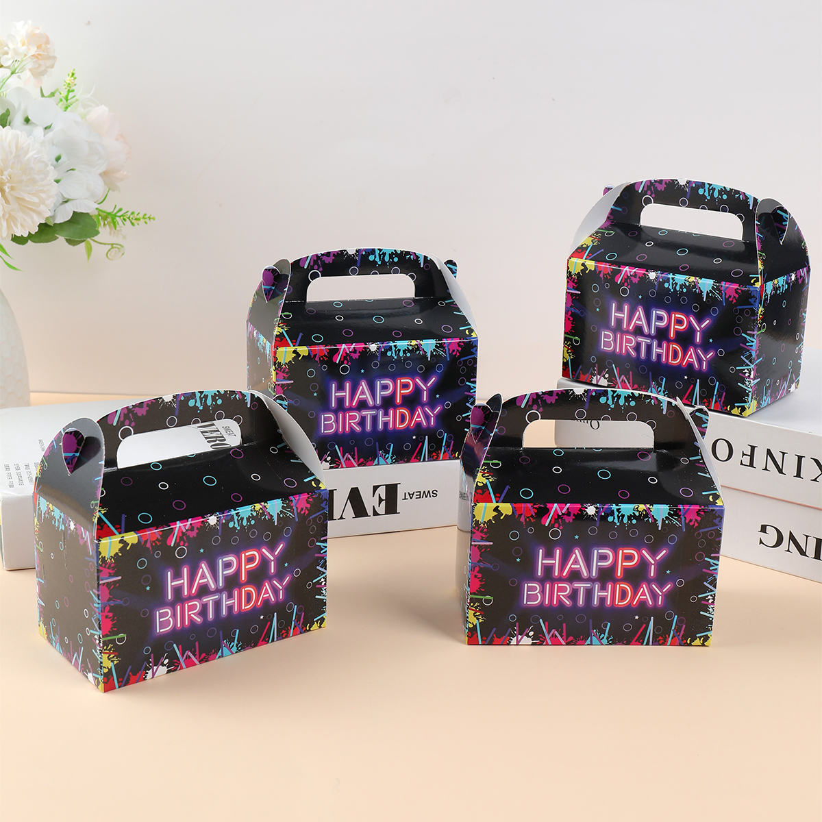 Fluorescent Candy Box Paper Ca - مراجعة Food Snacks Candy وسعره