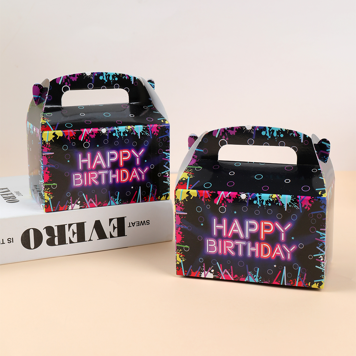 Fluorescent Candy Box Paper Ca - مراجعة Food Snacks Candy وسعره