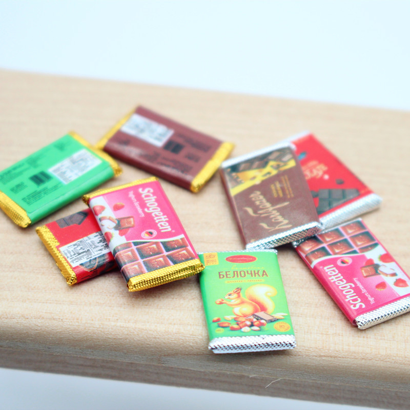 1/12 Miniature Dollhouse Mini  - مراجعة Food Snacks Candy وسعره