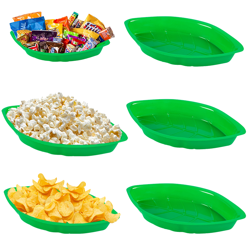 6pcs Palm Leaf Shape Food Reus - مراجعة Food Snacks Candy وسعره