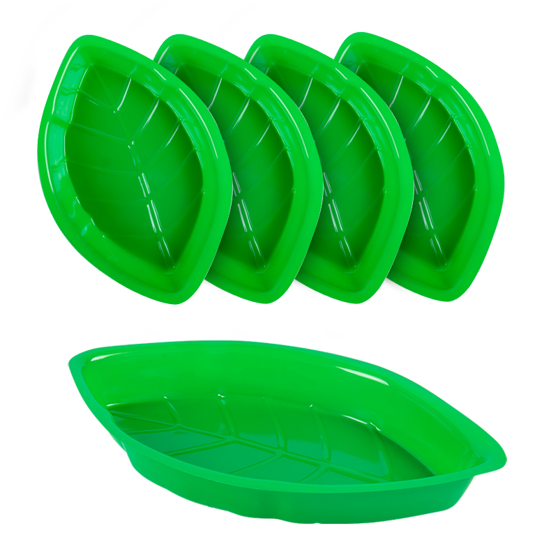 6pcs Palm Leaf Shape Food Reus - مراجعة Food Snacks Candy وسعره