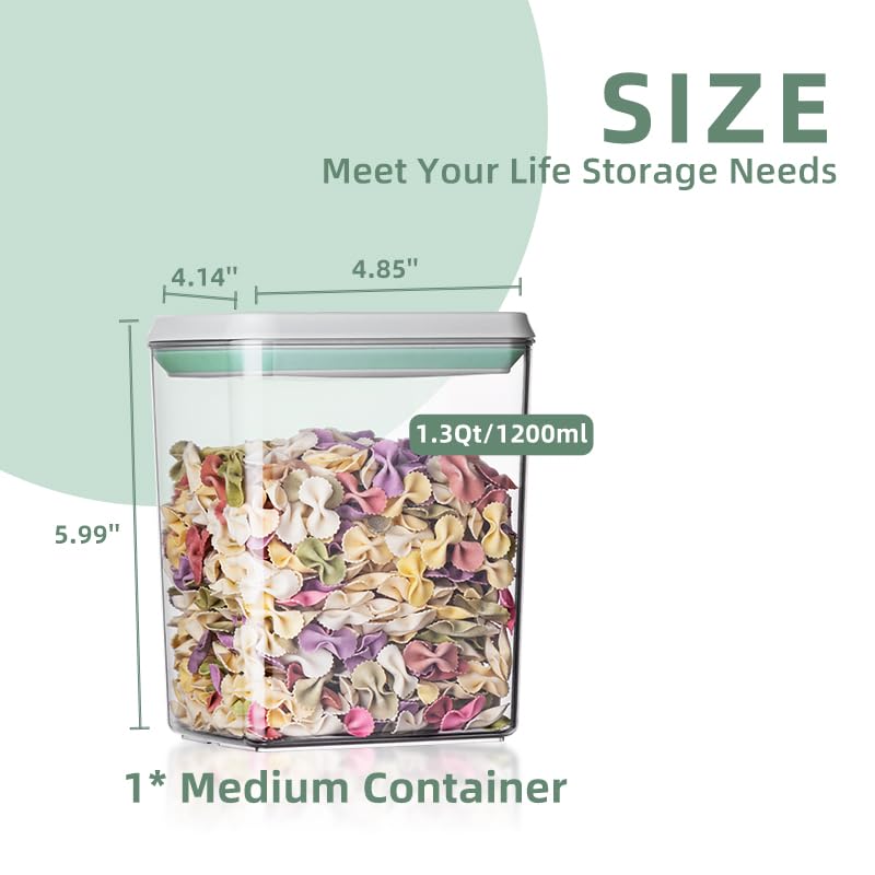 Ankou 3Pcs 1.2L Pop Airtight F - مراجعة Food Snacks Candy وسعره