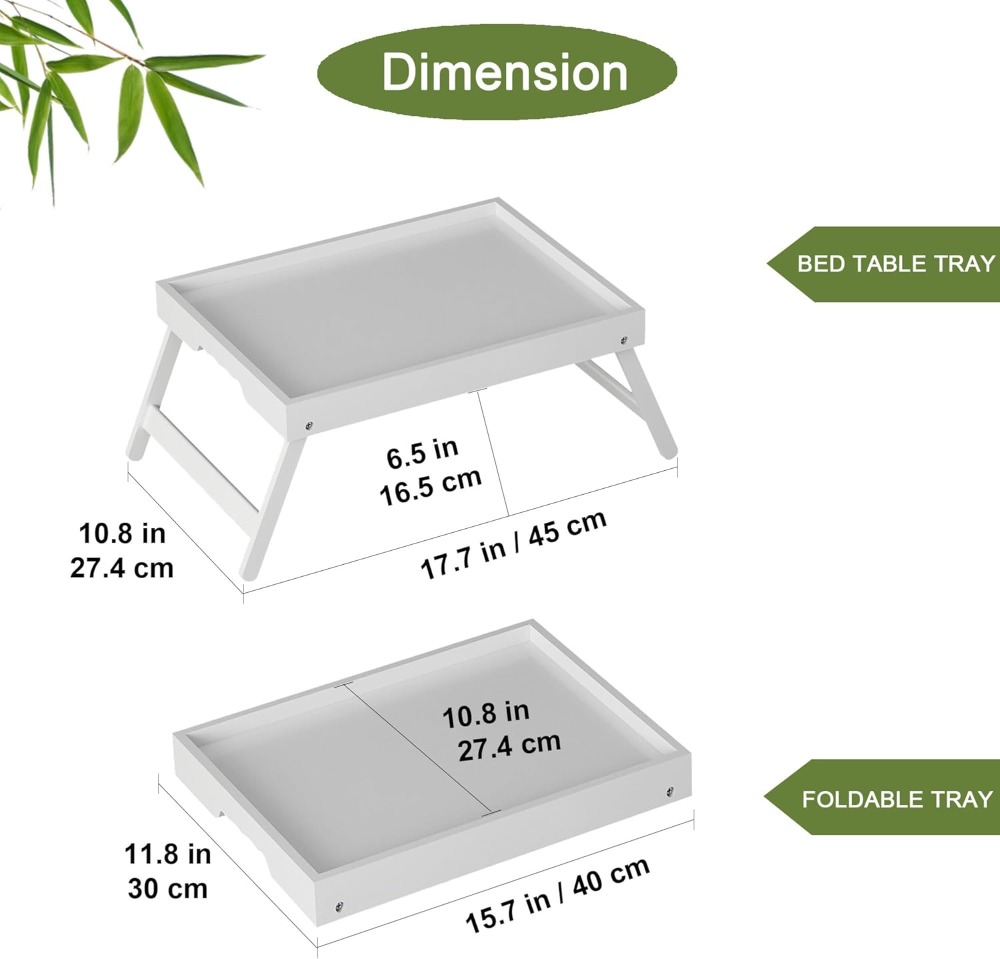 Folding Bed Tray Table with Le - مراجعة Food Snacks To Eat وسعره