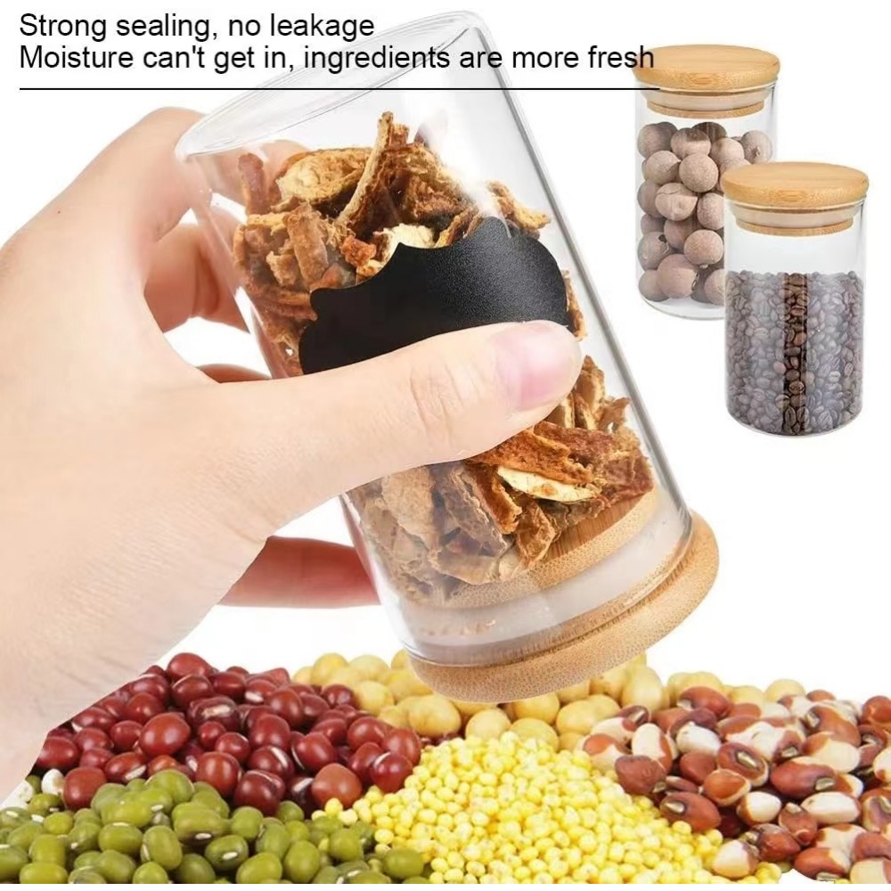 Glass Food Storage Tank with M - مراجعة Food Snacks Candy وسعره