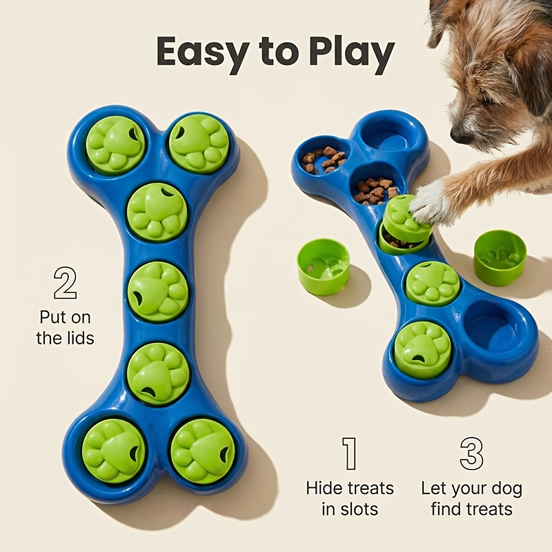 Dog Slow Feeder Toy Bone-Shape - مراجعة Food Snacks Game وسعره