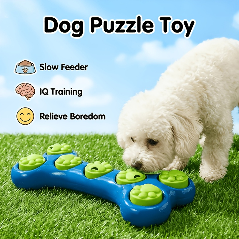 Dog Slow Feeder Toy Bone-Shape - مراجعة Food Snacks Game وسعره