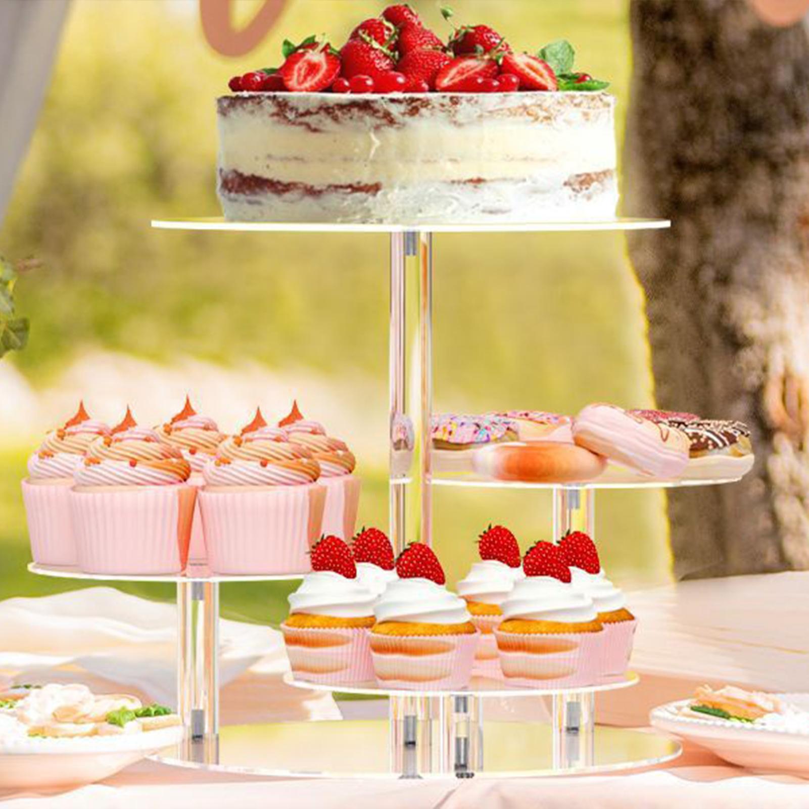Cupcake Holder Stand Acrylic 4 - مراجعة Food Snacks Candy وسعره