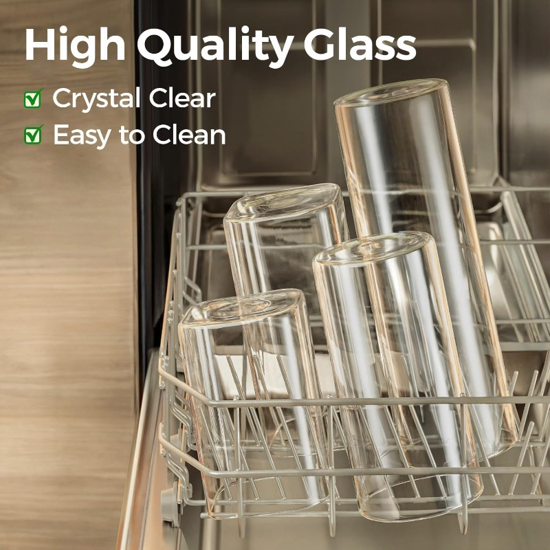 2/4/6/12Pcs-400Ml Square Glass - مراجعة Food Snacks Candy وسعره