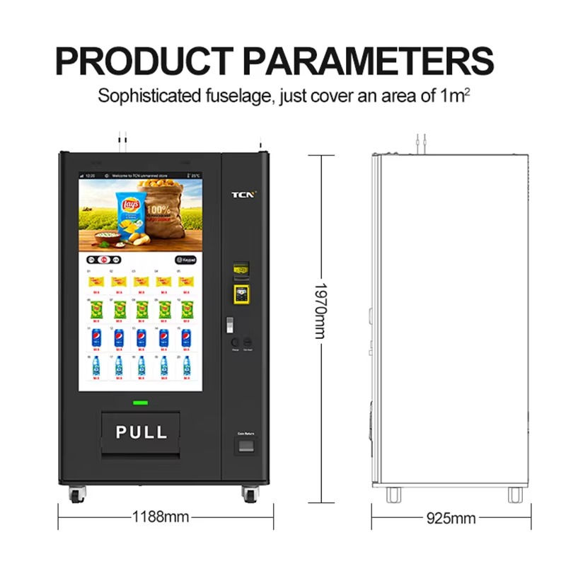 TCN Elevator Vending Machine f - مراجعة Food Snacks Drinks وسعره
