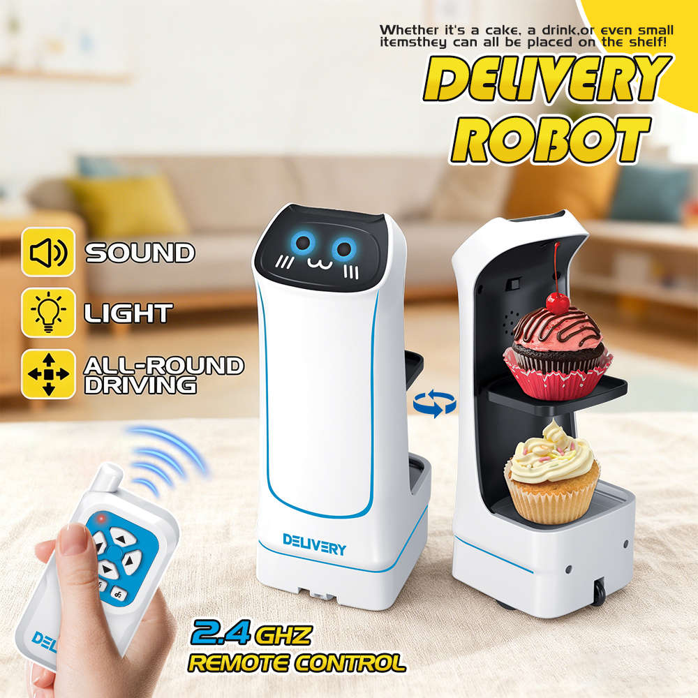 Rc Food Delivery Robot Electri - مراجعة Food Snacks Game وسعره