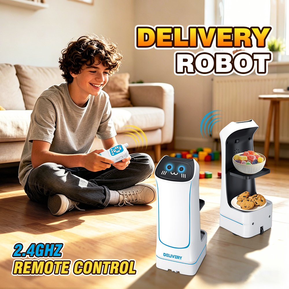 Rc Food Delivery Robot Electri - مراجعة Food Snacks Game وسعره
