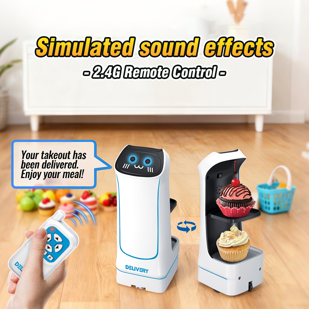 Rc Food Delivery Robot Electri - مراجعة Food Snacks Game وسعره