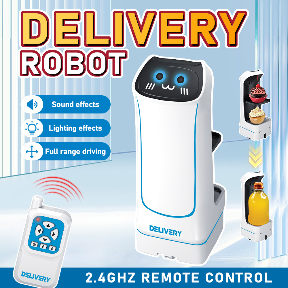 Rc Food Delivery Robot Electri - مراجعة Food Snacks Game وسعره
