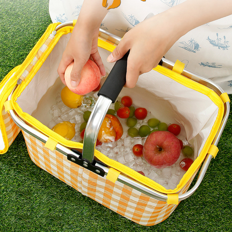 Retro Pastoral Lunch Bag Foldi - مراجعة Food Snacks Drinks وسعره