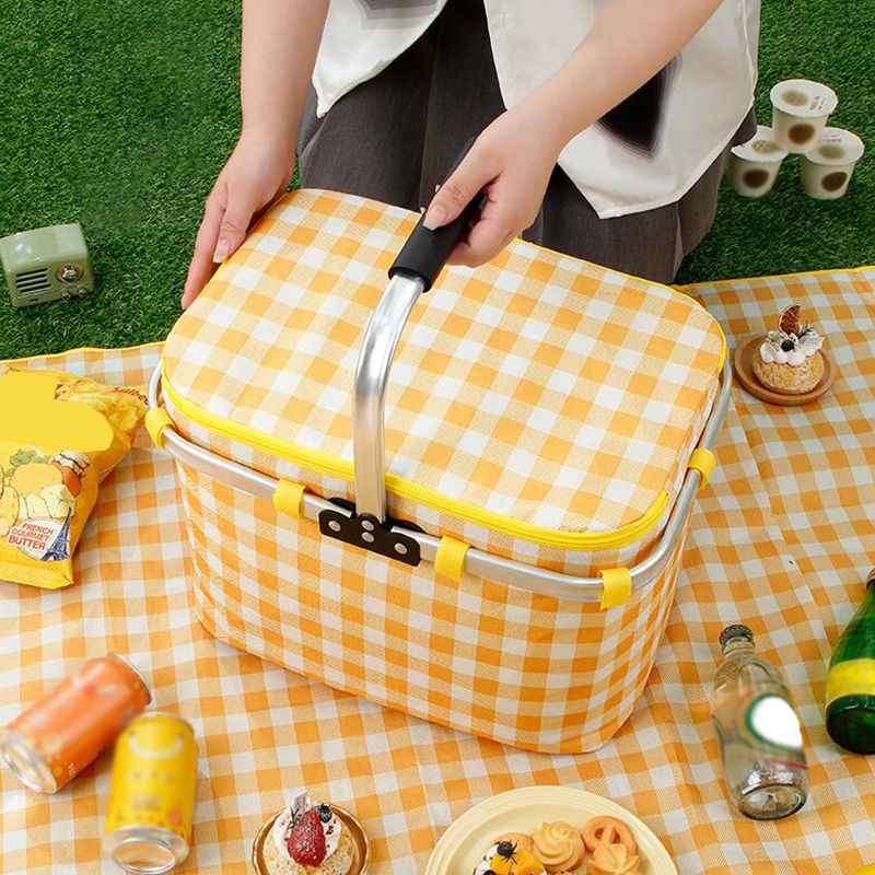 Retro Pastoral Lunch Bag Foldi - مراجعة Food Snacks Drinks وسعره