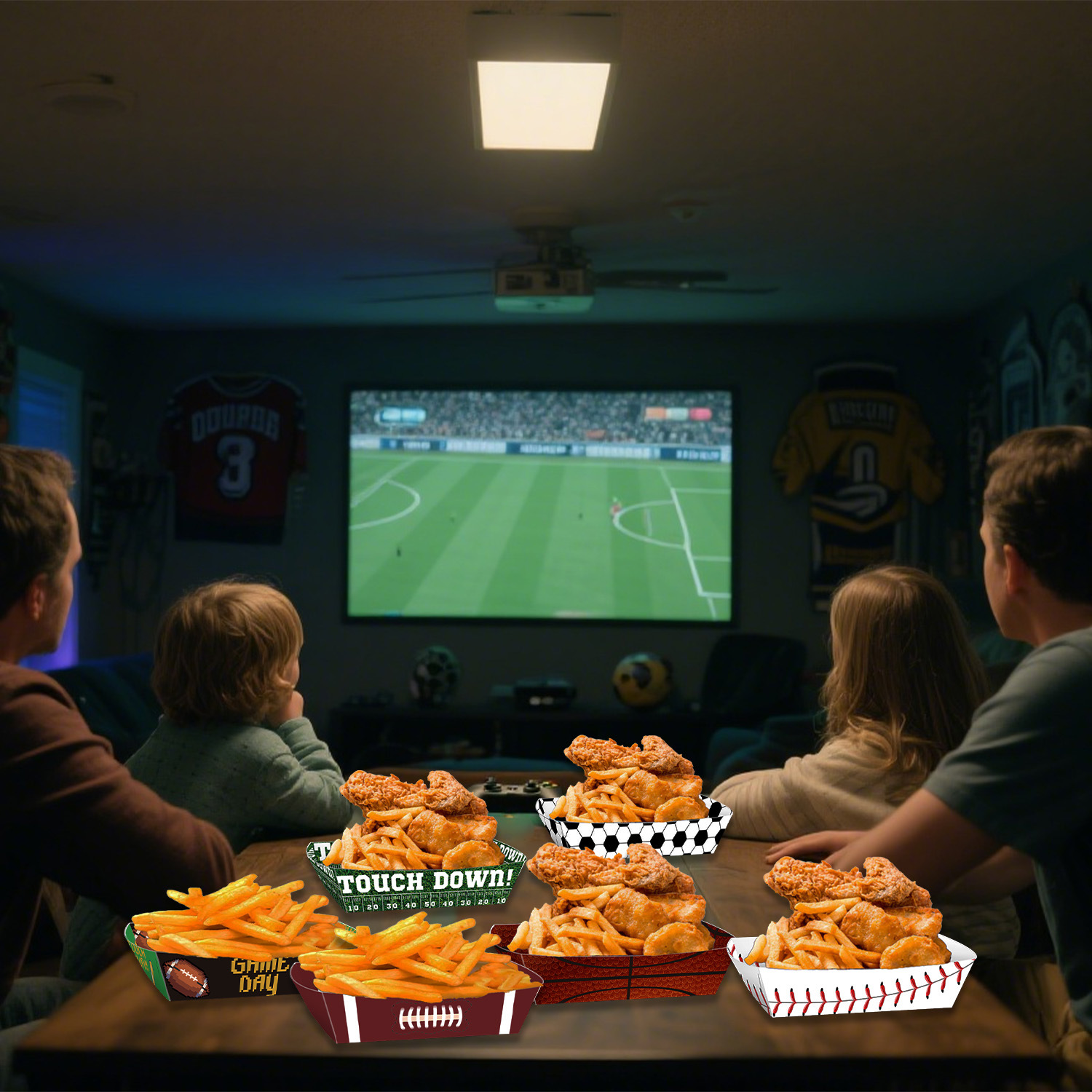 Sport Ball Food Tray Theme Par - مراجعة Food Snacks Candy وسعره