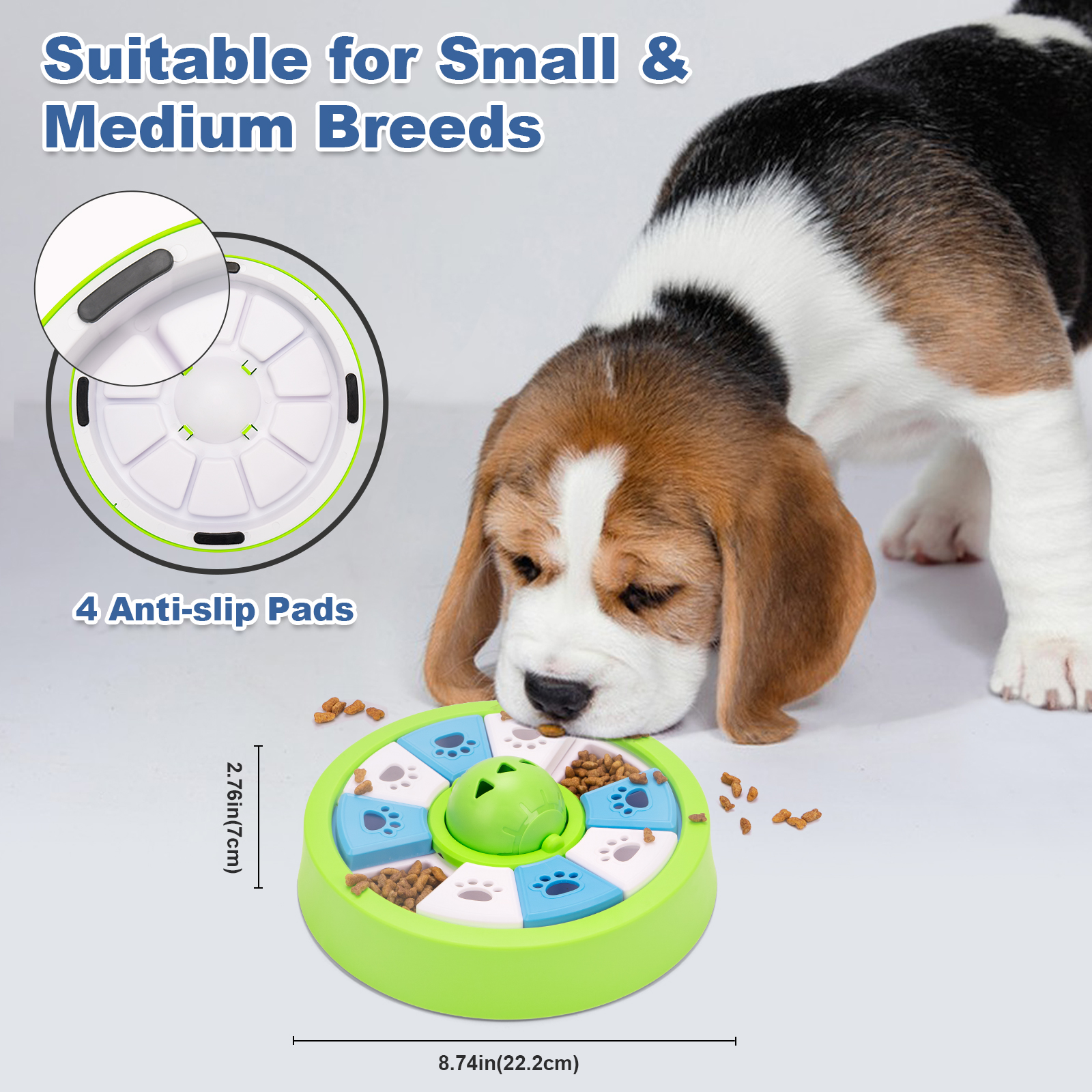 Dog Slow Feeder Bowl Cats Puzz - مراجعة Food Snacks Game وسعره