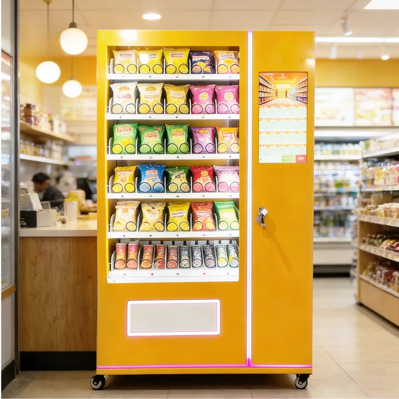 Automatic Snack Vending Machin - مراجعة Food Snacks Drinks وسعره