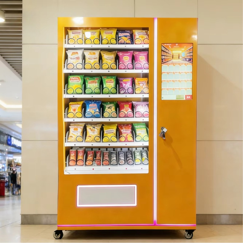 Automatic Snack Vending Machin - مراجعة Food Snacks Drinks وسعره