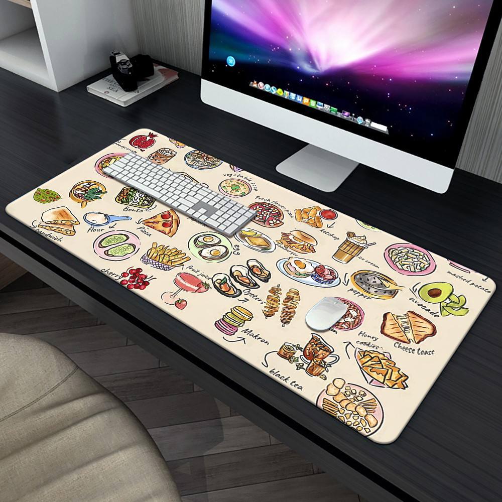 Large Mouse Pad Xxl Snacks Foo - مراجعة Food Snacks Game وسعره