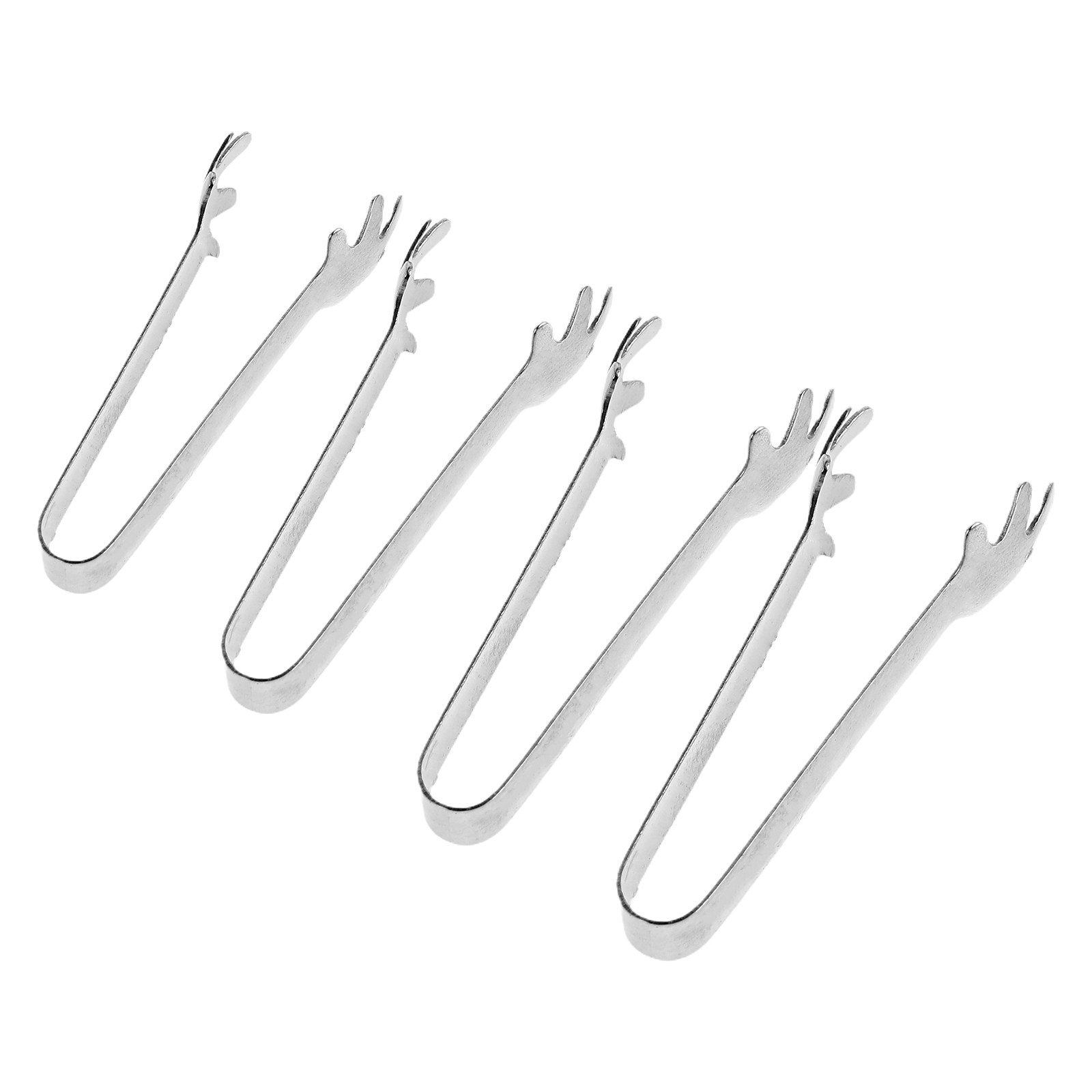 4Pcs Mini Bread Tongs Cute Tin - مراجعة Food Snacks Game وسعره