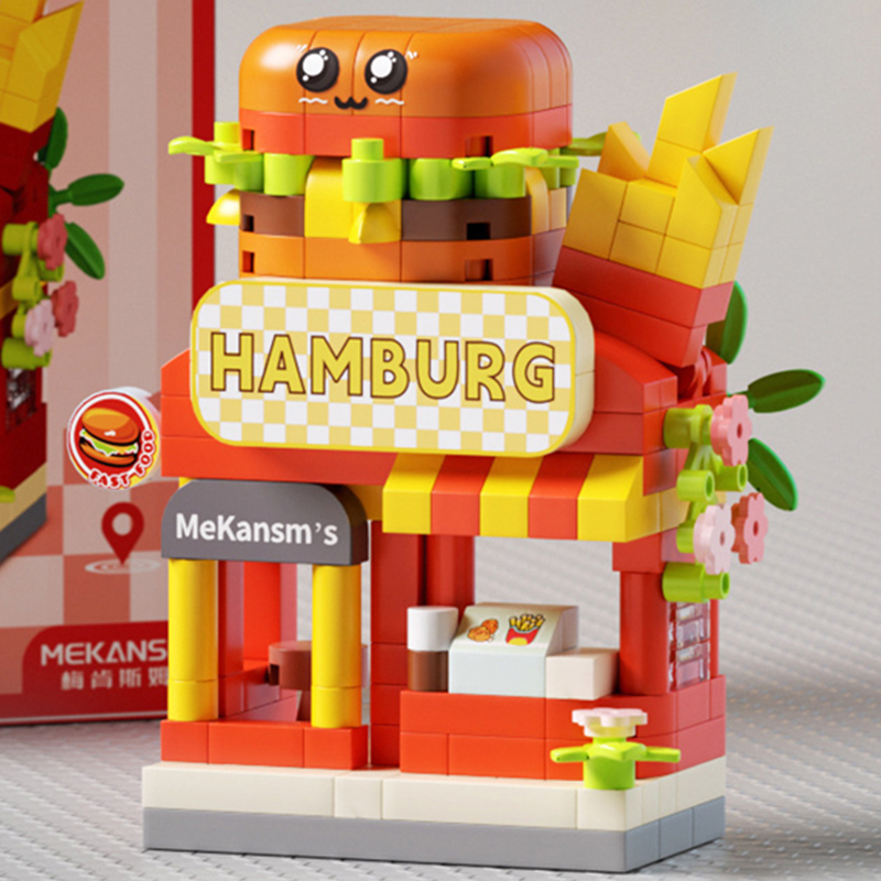 NEW DIY Hamburger Restaurant C - مراجعة Food Snacks Ideas وسعره