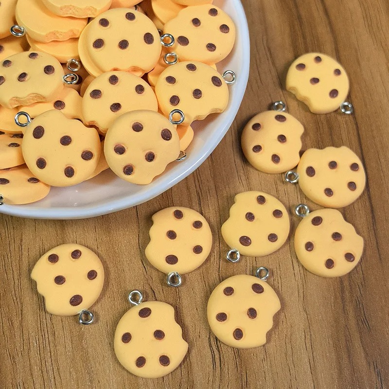 10Pcs Simulation Cookies Resin - مراجعة Food Snacks To Make وسعره