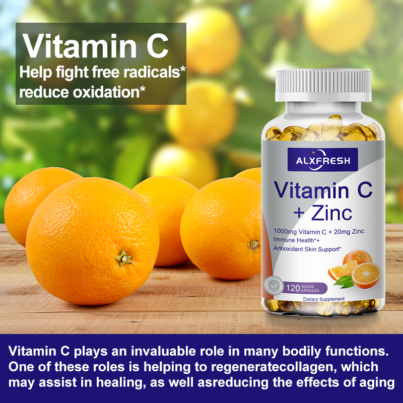 Alxfresh Vitamin C with Zinc f - مراجعة Food Zinc وسعره