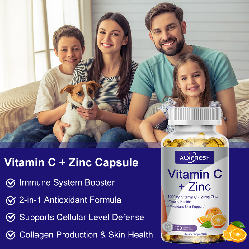 Alxfresh Vitamin C with Zinc f - مراجعة Food Zinc وسعره