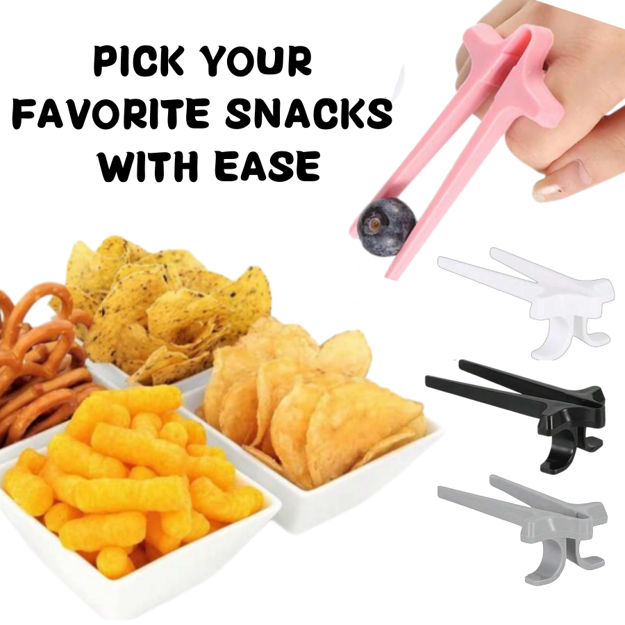 1/4pcs Lazy Snack Clip Finger  - مراجعة Food Snacks Game وسعره