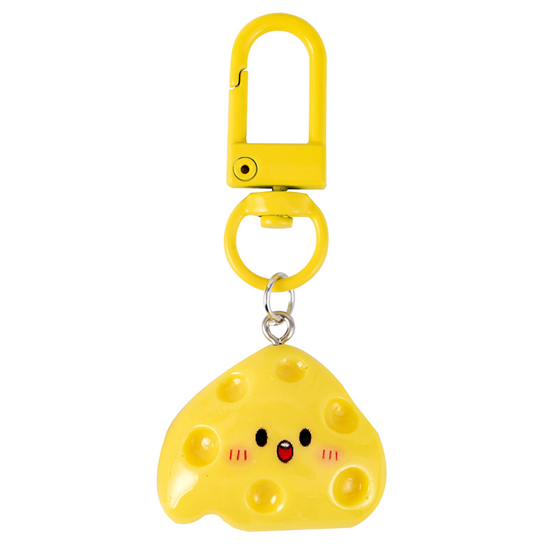Cute Egg Cheese Keychain Resin - مراجعة Food Zinc وسعره