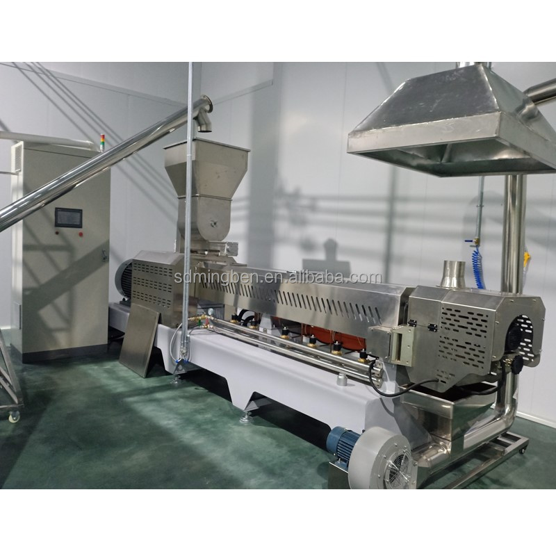 Automatic Twin Screw Extruder  - مراجعة Food Snacks To Make وسعره