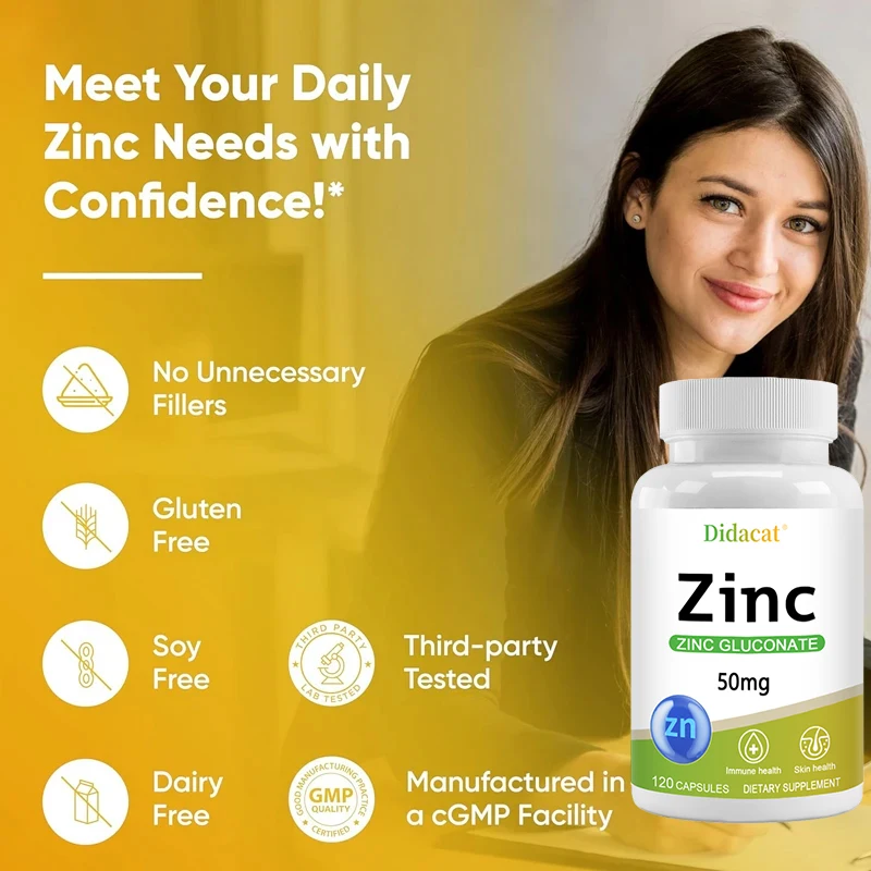 Zinc 50 Mg - with Zinc Glucona - مراجعة Food Zinc وسعره
